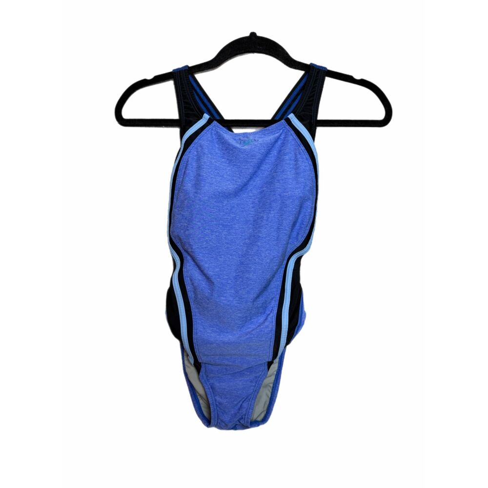 Speedo Hydrobra One-Piece Swimsuit Size 4 Sporty